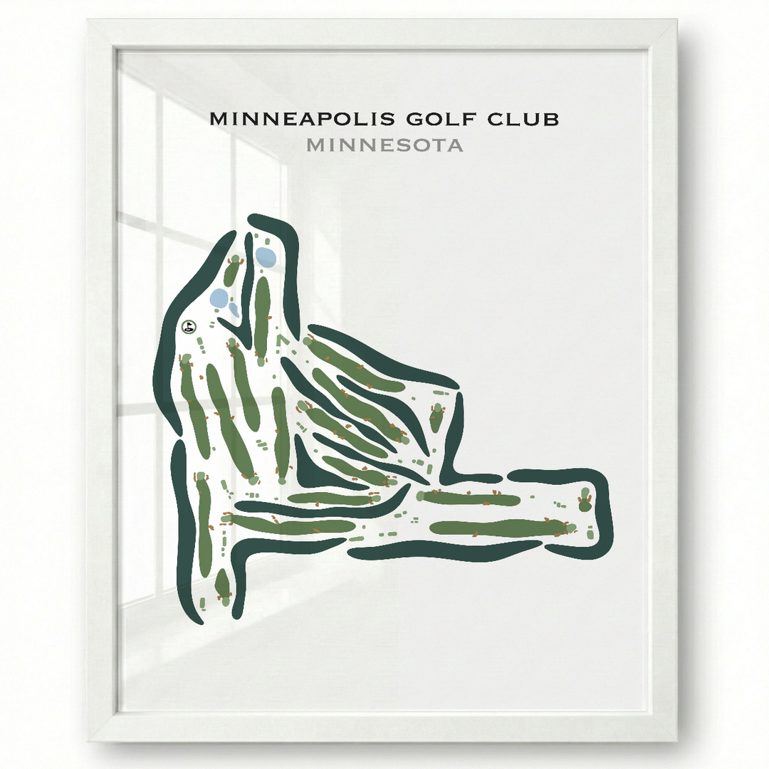 Minneapolis Golf Club, Minnesota - Printed Golf Courses