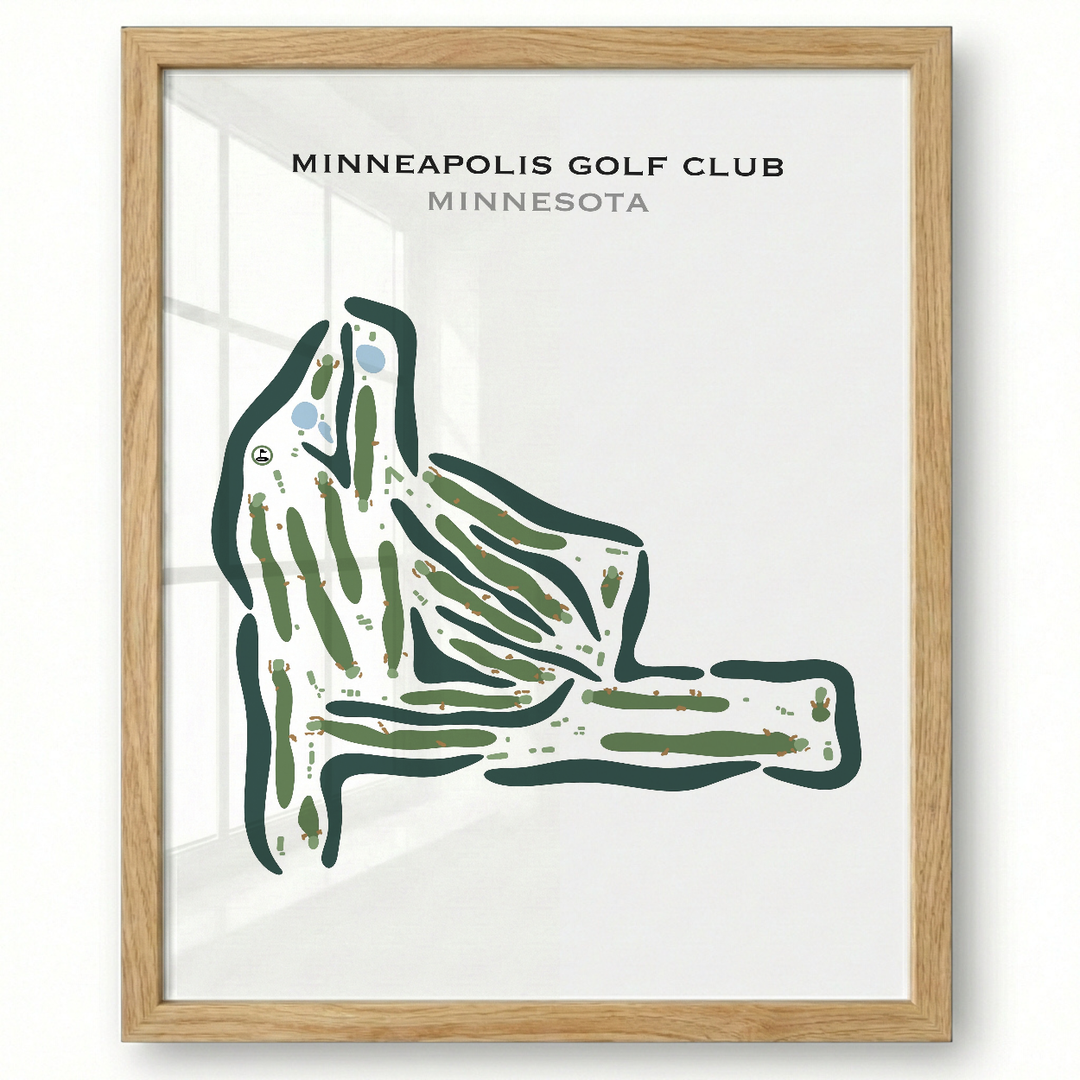 Minneapolis Golf Club, Minnesota - Printed Golf Courses