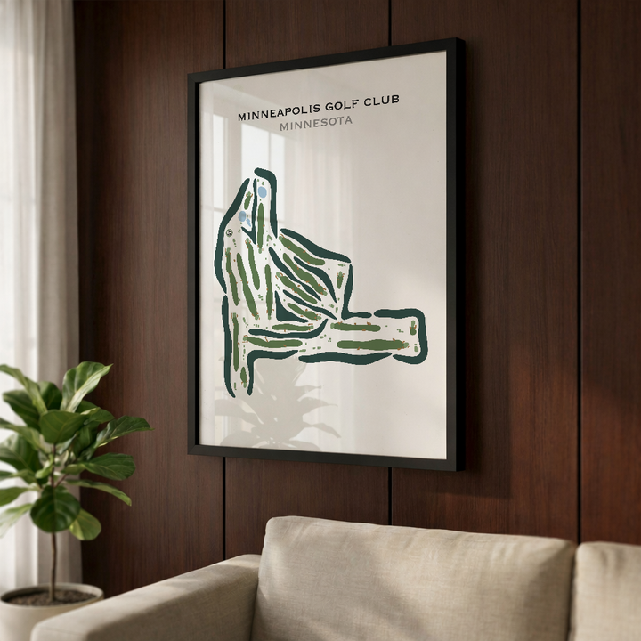 Minneapolis Golf Club, Minnesota - Printed Golf Courses