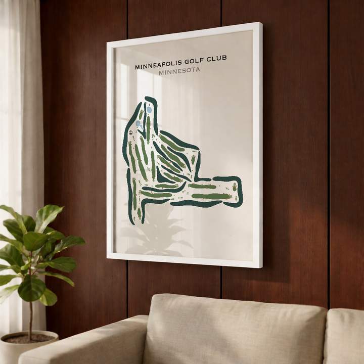 Minneapolis Golf Club, Minnesota - Printed Golf Courses