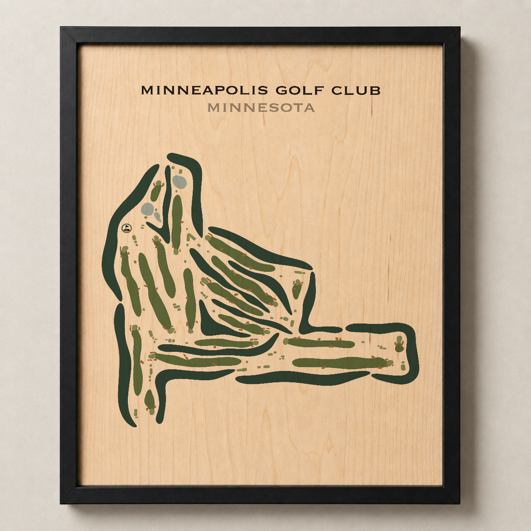 Minneapolis Golf Club, Minnesota - Printed Golf Courses