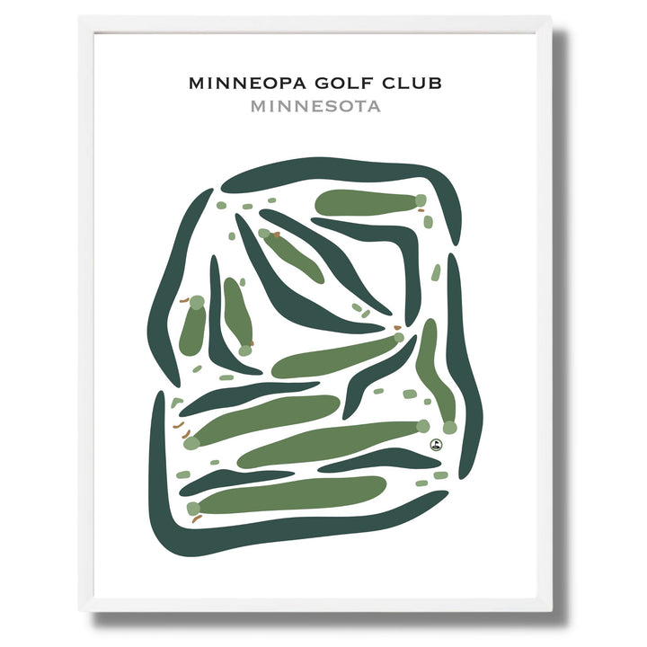 Minneopa Golf Club, Minnesota - Printed Golf Courses