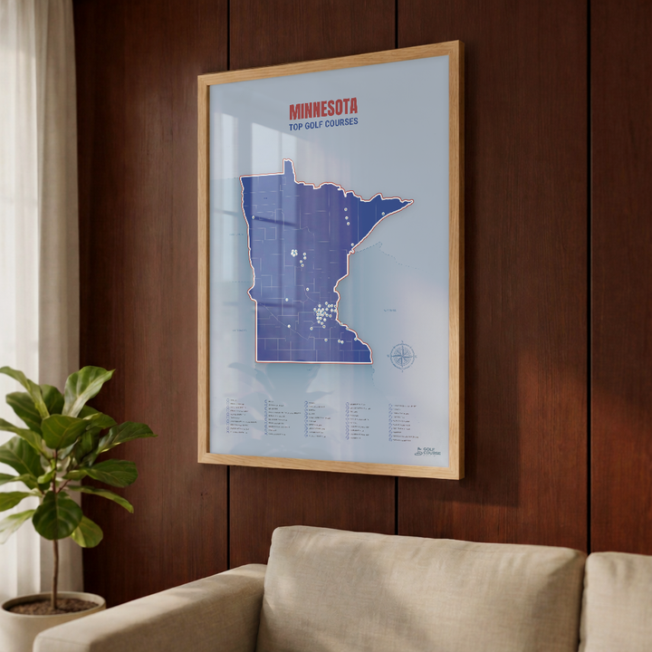 Map of Minnesota Golf Courses