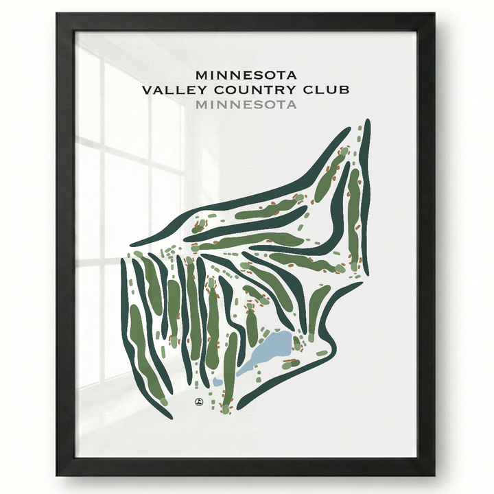 Minnesota Valley Country Club, Minnesota - Printed Golf Course