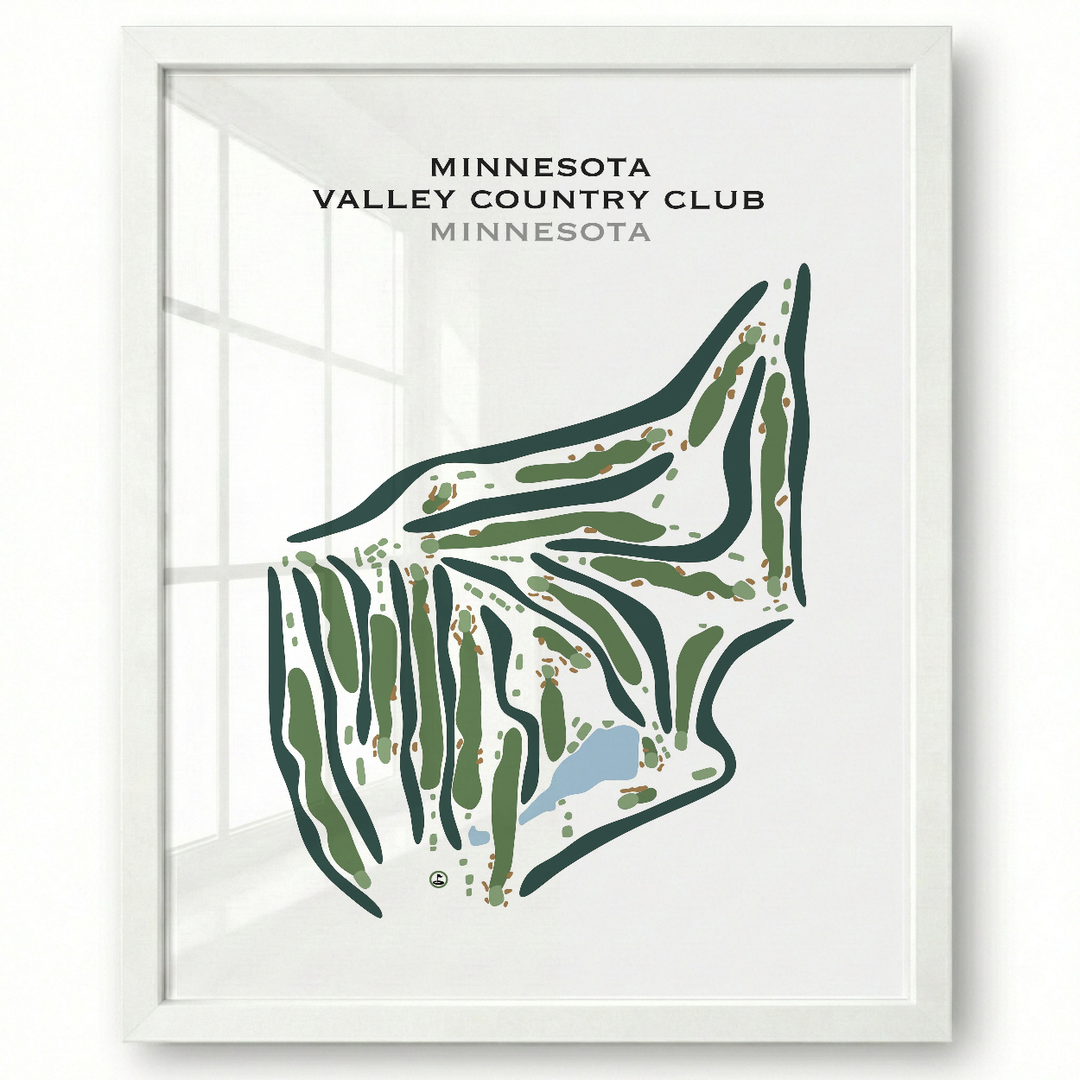 Minnesota Valley Country Club, Minnesota - Printed Golf Course