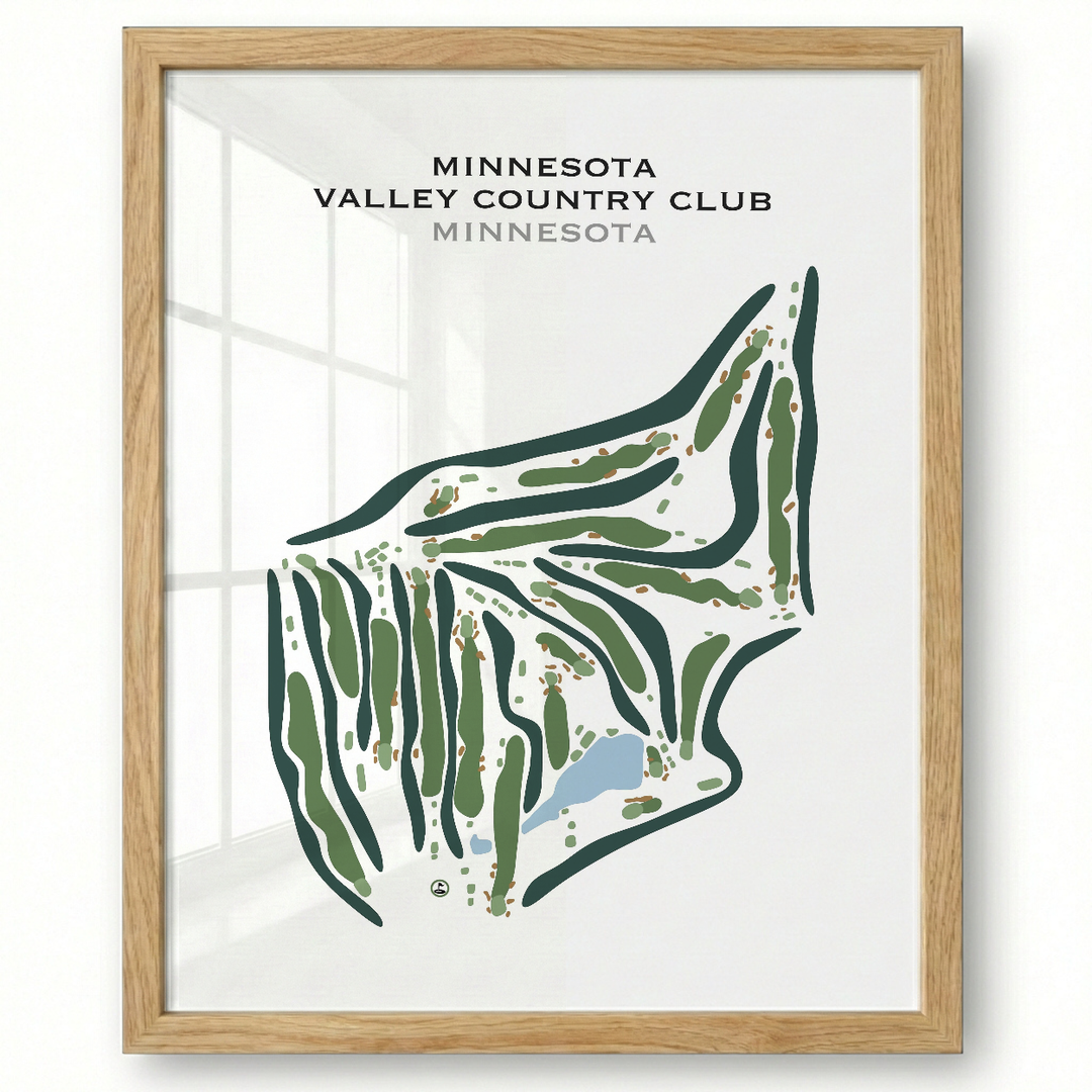Minnesota Valley Country Club, Minnesota - Printed Golf Course