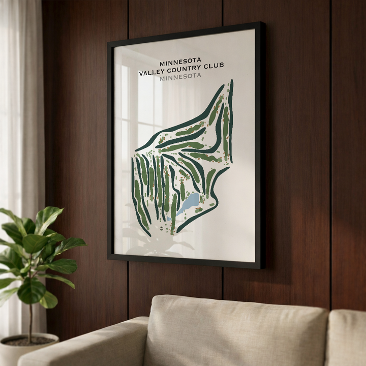 Minnesota Valley Country Club, Minnesota - Printed Golf Course