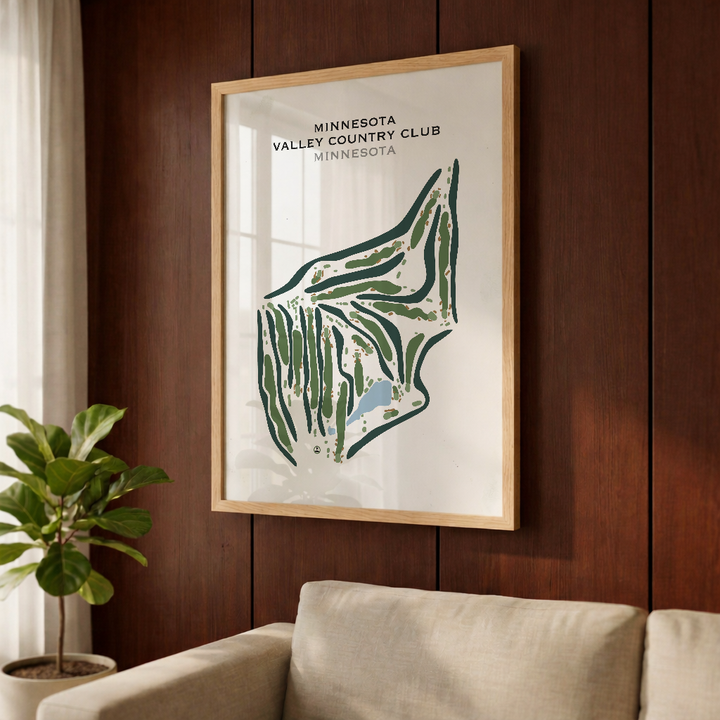 Minnesota Valley Country Club, Minnesota - Printed Golf Course