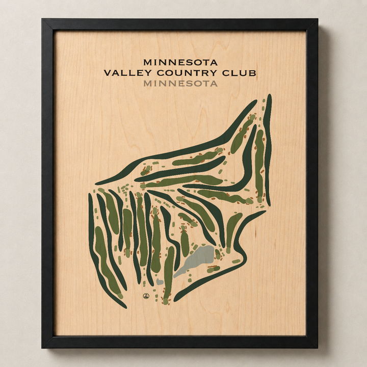 Minnesota Valley Country Club, Minnesota - Printed Golf Course