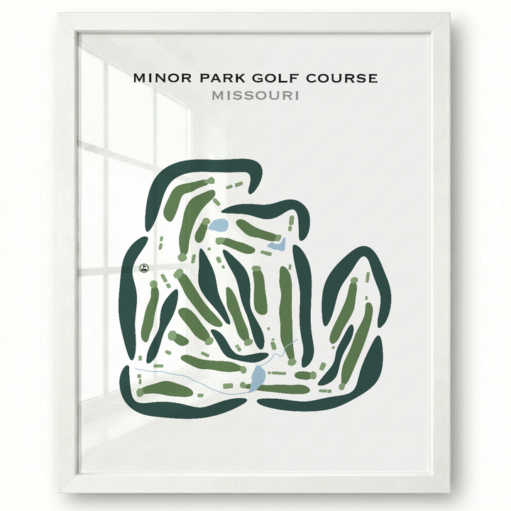 Minor Park Golf Course, Missouri - Printed Golf Courses