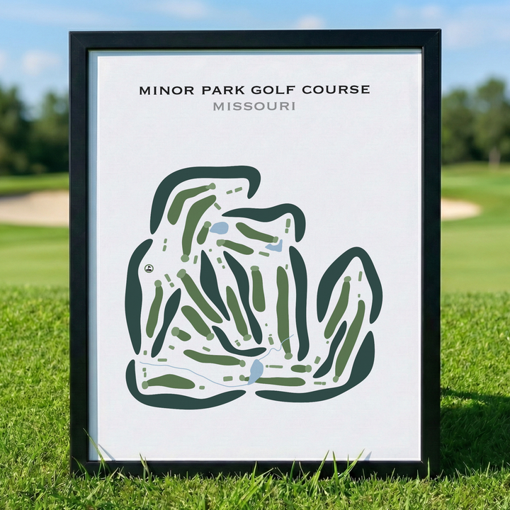 Minor Park Golf Course, Missouri - Printed Golf Courses