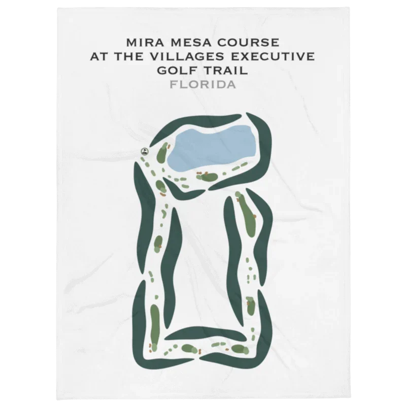 Mira Mesa Course at The Villages Executive Golf Trail, Florida - Printed Golf Courses