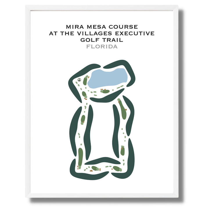 Mira Mesa at The Villages Executive Golf Trail, Florida - Printed Golf Courses
