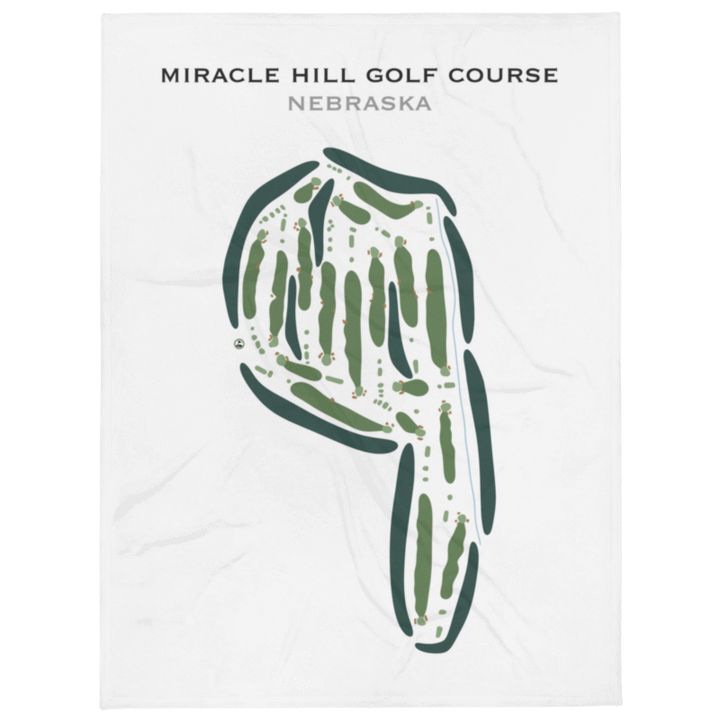 Miracle Hill Golf Course, Nebraska - Printed Golf Courses