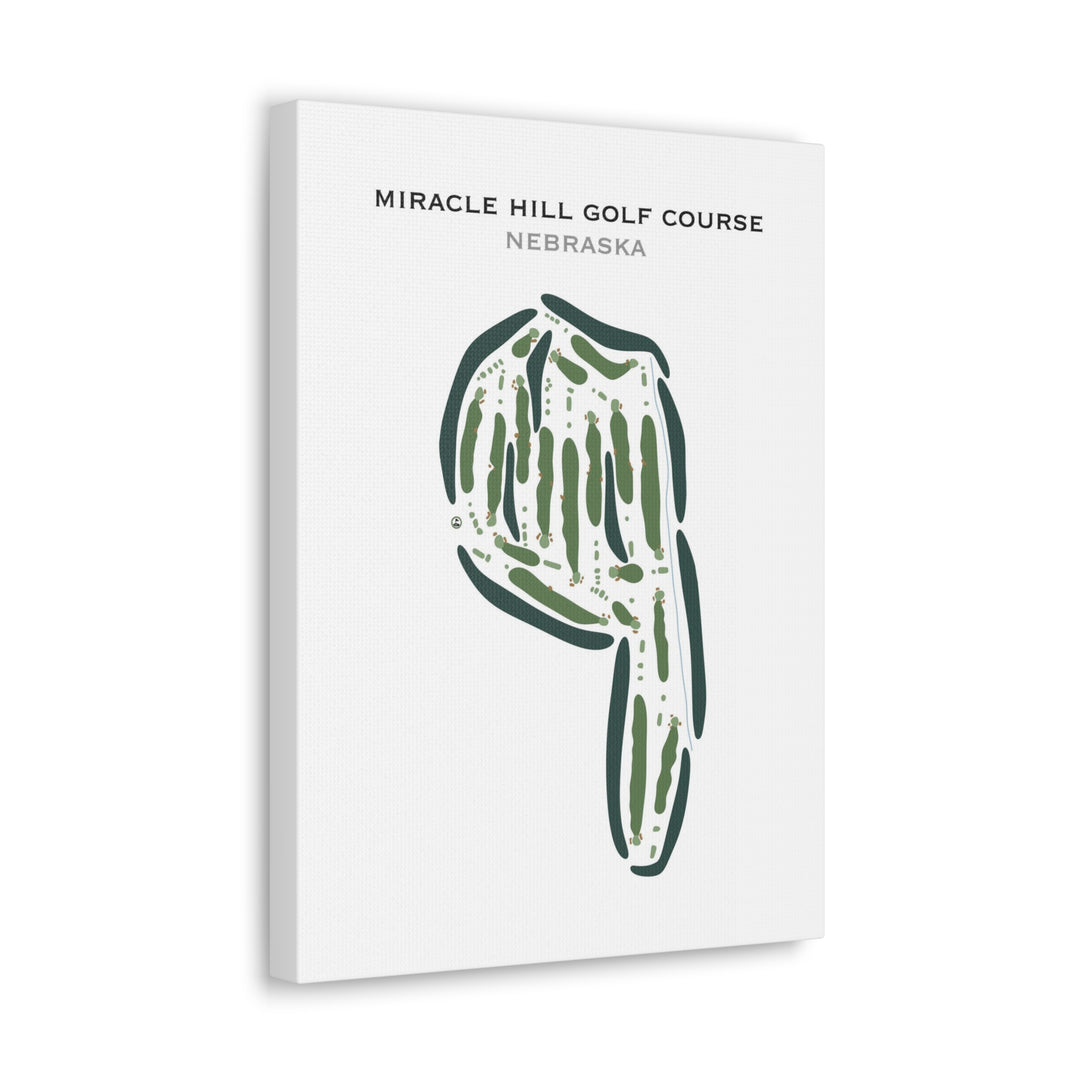 Miracle Hill Golf Course, Nebraska - Printed Golf Courses