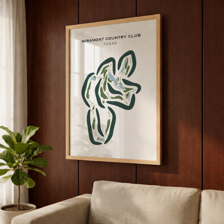 Miramont Country Club, Texas - Printed Golf Courses
