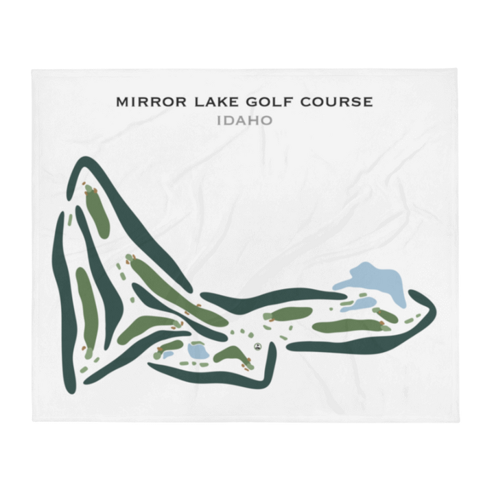 Mirror Lake Golf Course, Idaho - Printed Golf Courses