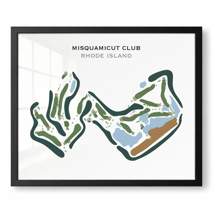 Misquamicut Golf Club, Watch Hill, Rhode Island - Printed Golf Courses