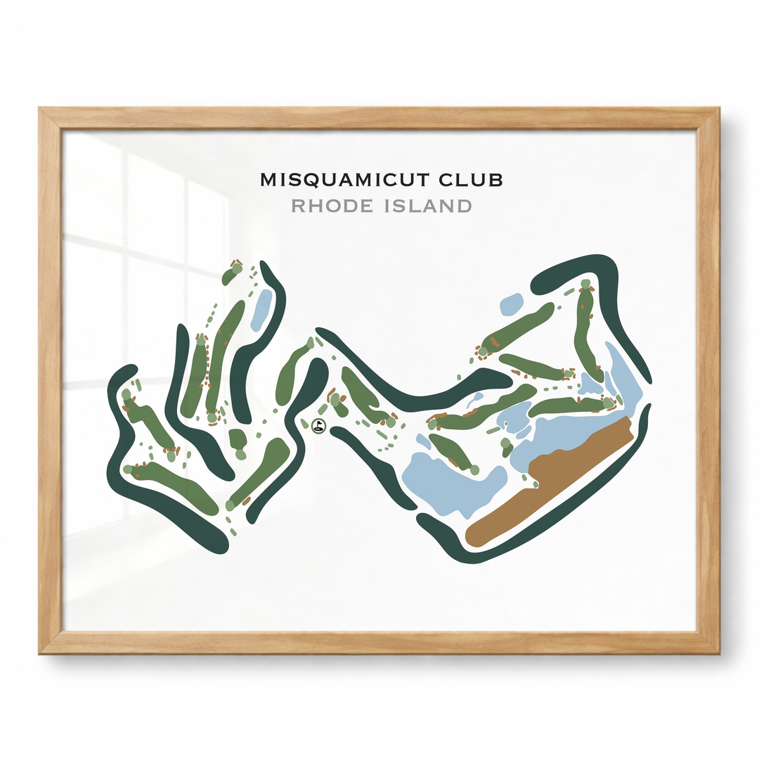 Misquamicut Golf Club, Watch Hill, Rhode Island - Printed Golf Courses