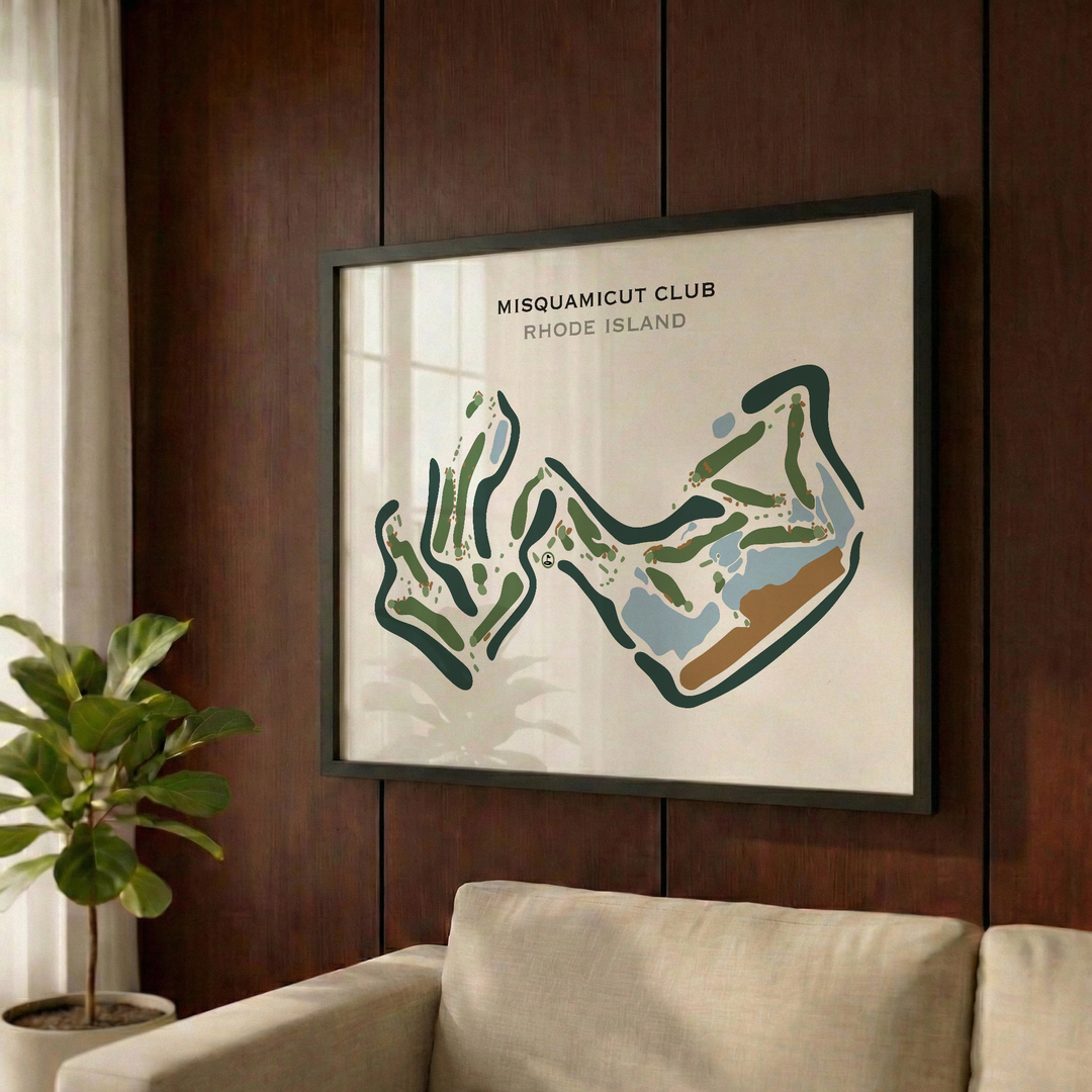 Misquamicut Golf Club, Watch Hill, Rhode Island - Printed Golf Courses