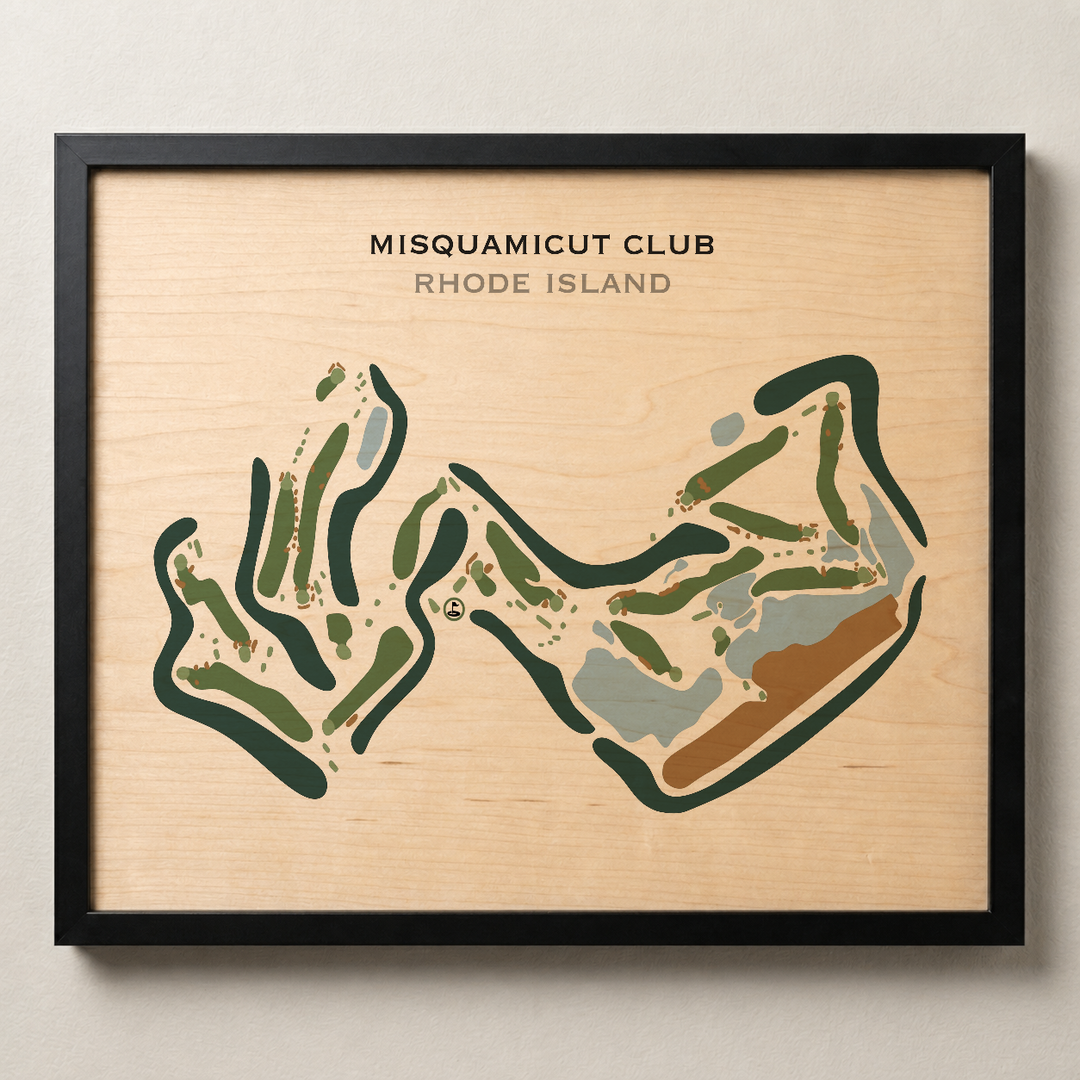 Misquamicut Golf Club, Watch Hill, Rhode Island - Printed Golf Courses