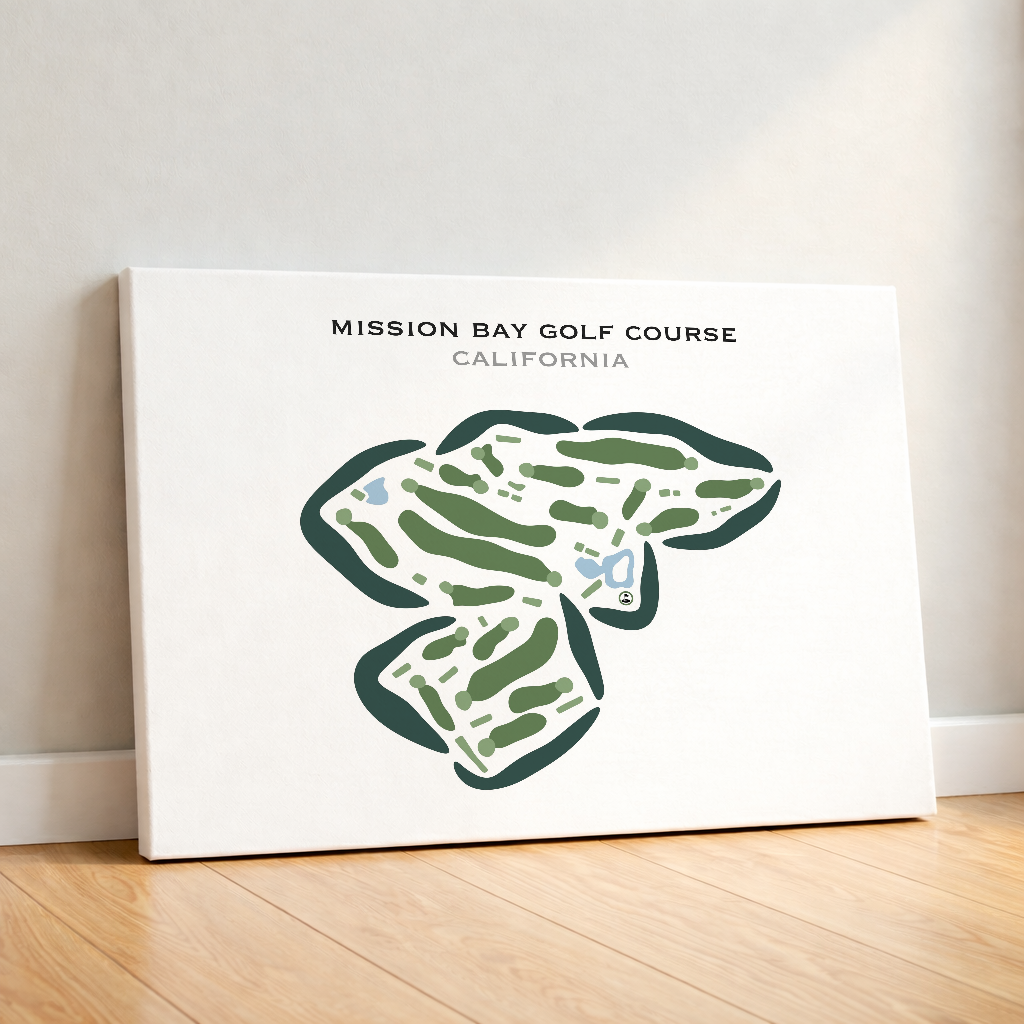 Mission Bay Golf Course, California - Printed Golf Courses