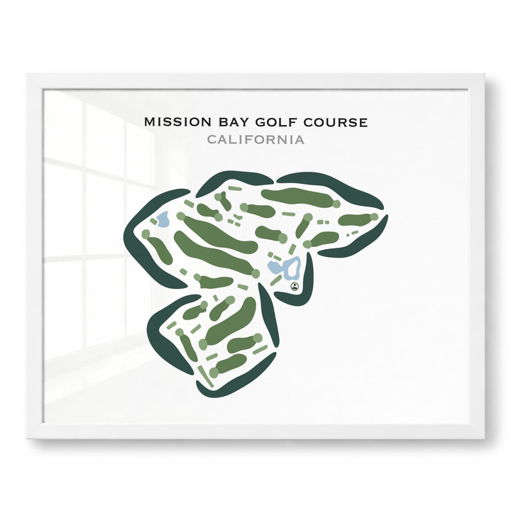 Mission Bay Golf Course, California - Printed Golf Courses