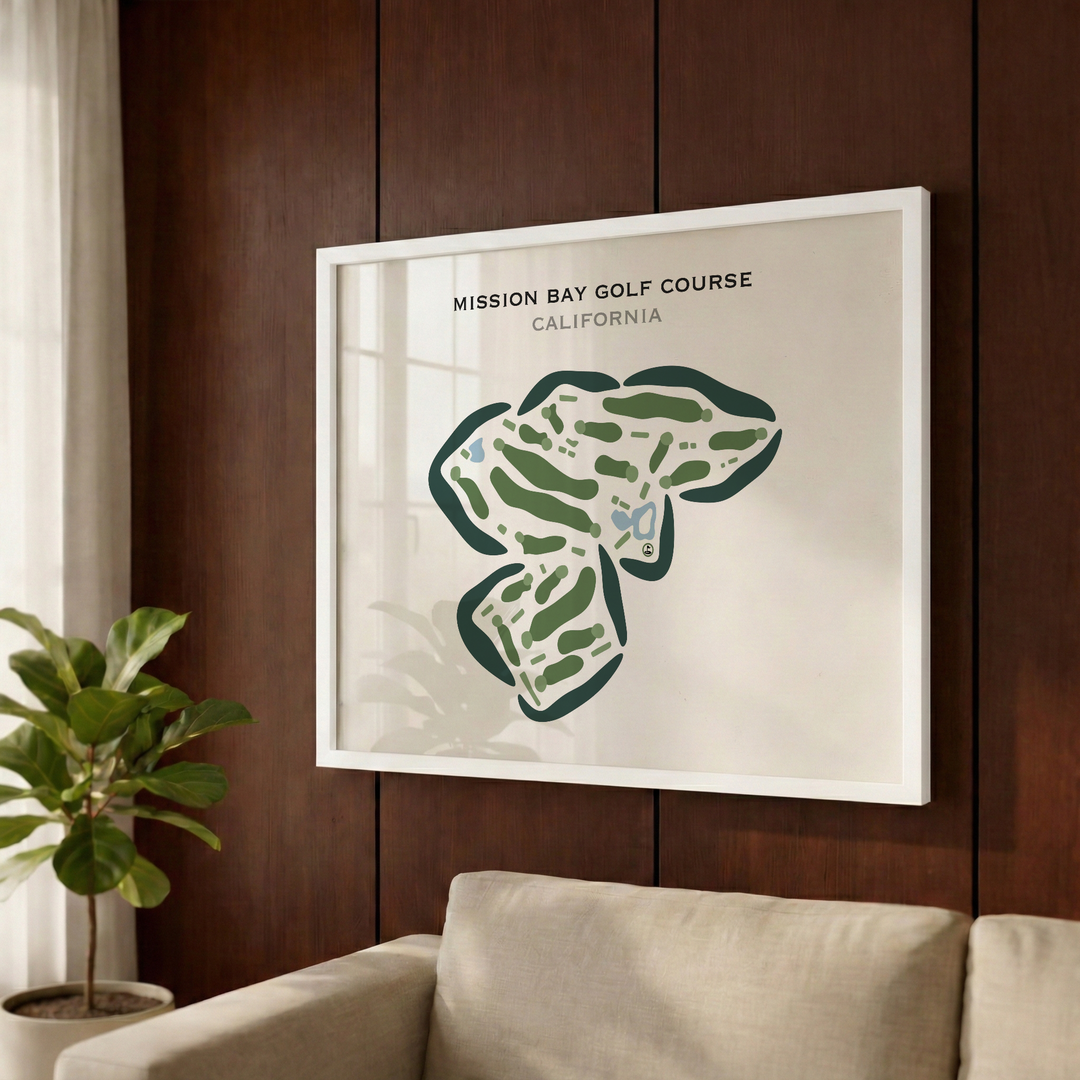 Mission Bay Golf Course, California - Printed Golf Courses