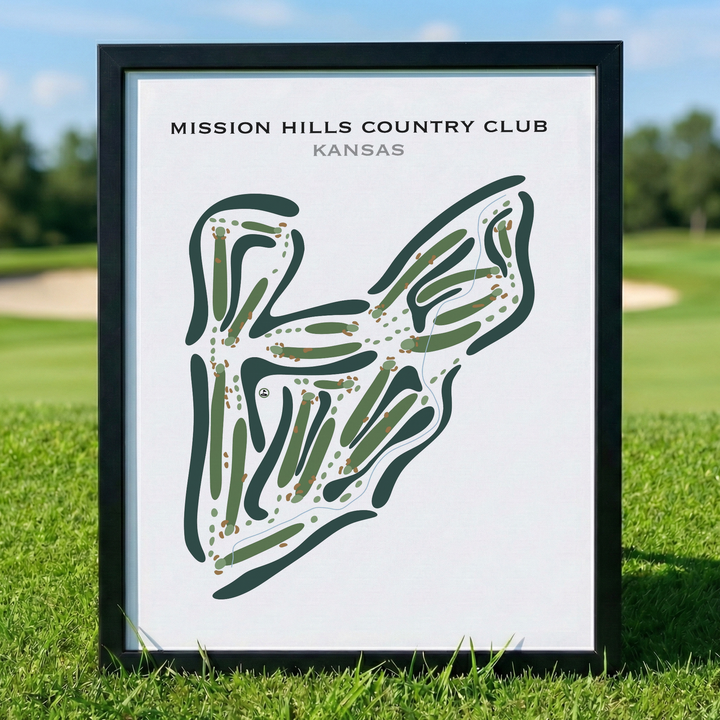 Mission Hills Country Club, Kansas - Printed Golf Courses