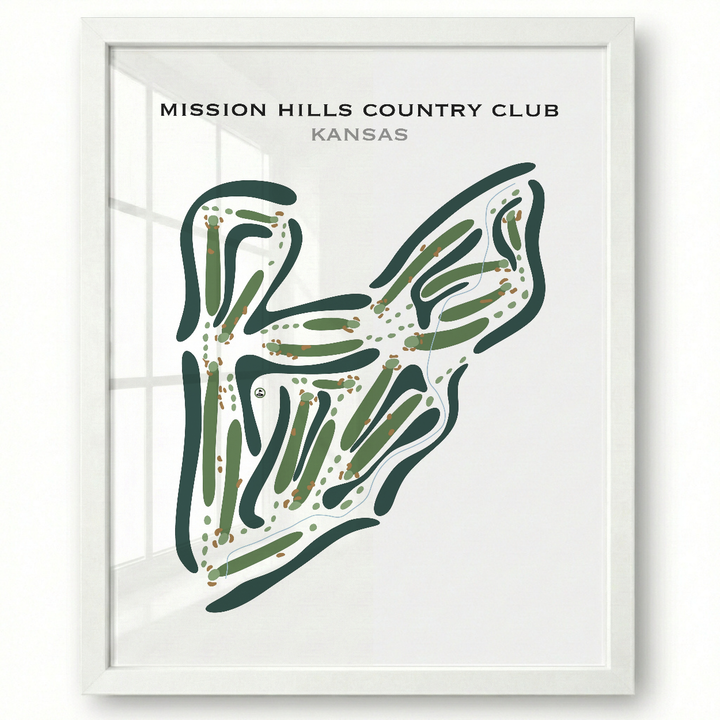 Mission Hills Country Club, Kansas - Printed Golf Courses