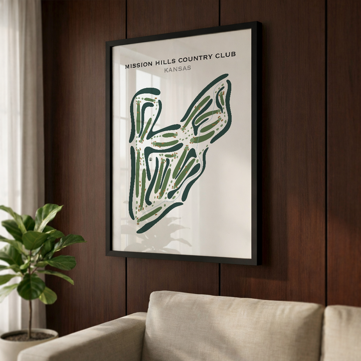 Mission Hills Country Club, Kansas - Printed Golf Courses