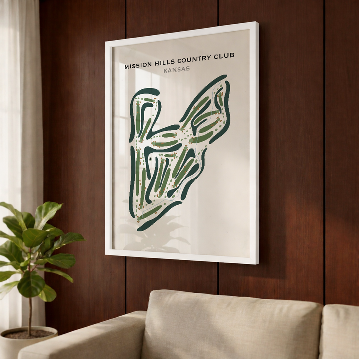 Mission Hills Country Club, Kansas - Printed Golf Courses