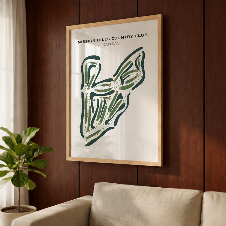 Mission Hills Country Club, Kansas - Printed Golf Courses
