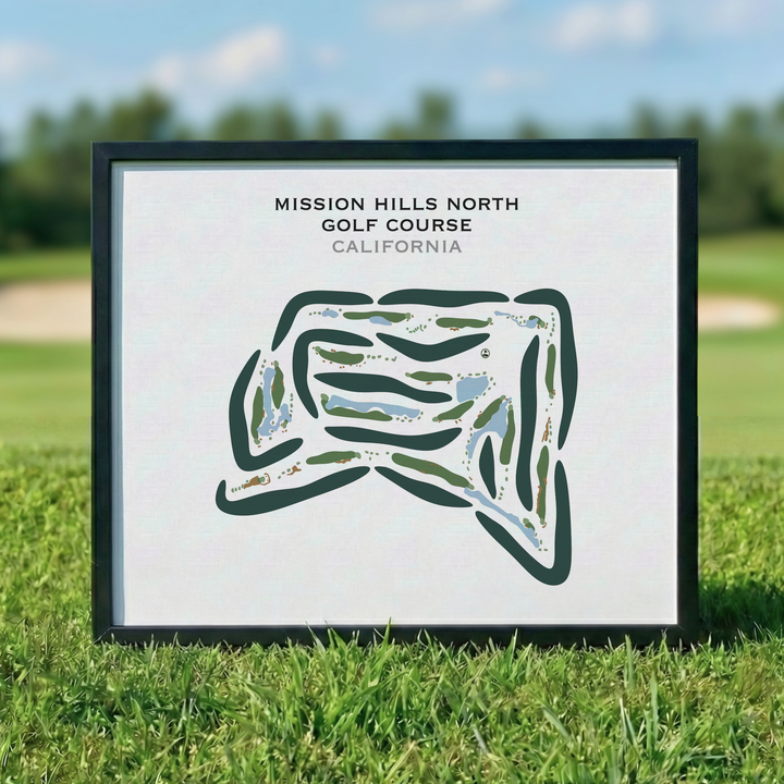 Mission Hills North Golf Course, California - Printed Golf Courses