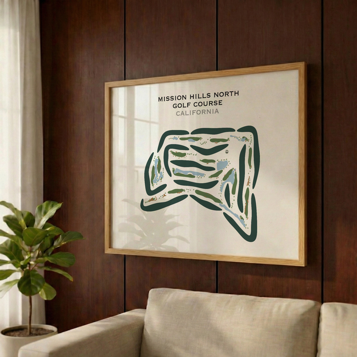 Mission Hills North Golf Course, California - Printed Golf Courses
