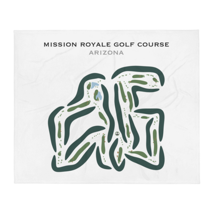 Mission Royale Golf Course, Arizona - Printed Golf Courses