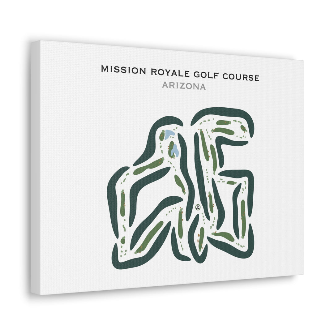 Mission Royale Golf Course, Arizona - Printed Golf Courses