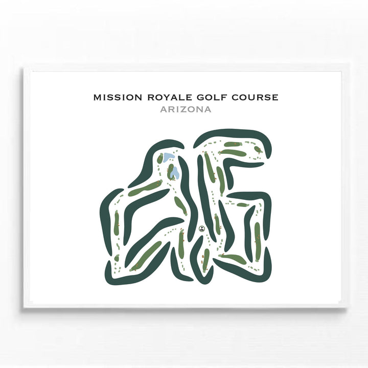 Mission Royale Golf Course, Arizona - Printed Golf Courses