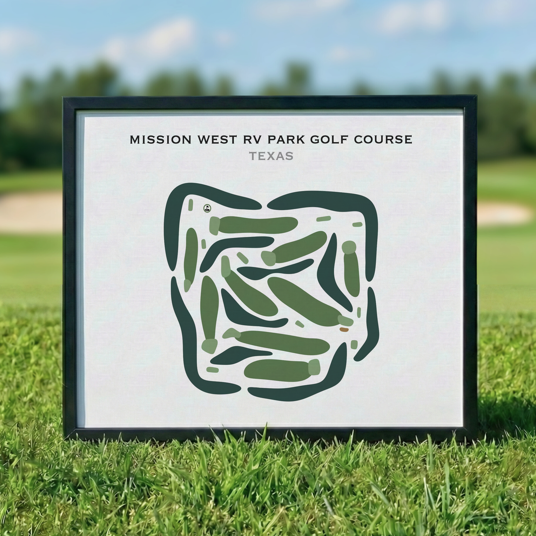 Mission West RV Park Golf Course, Texas - Printed Golf Courses