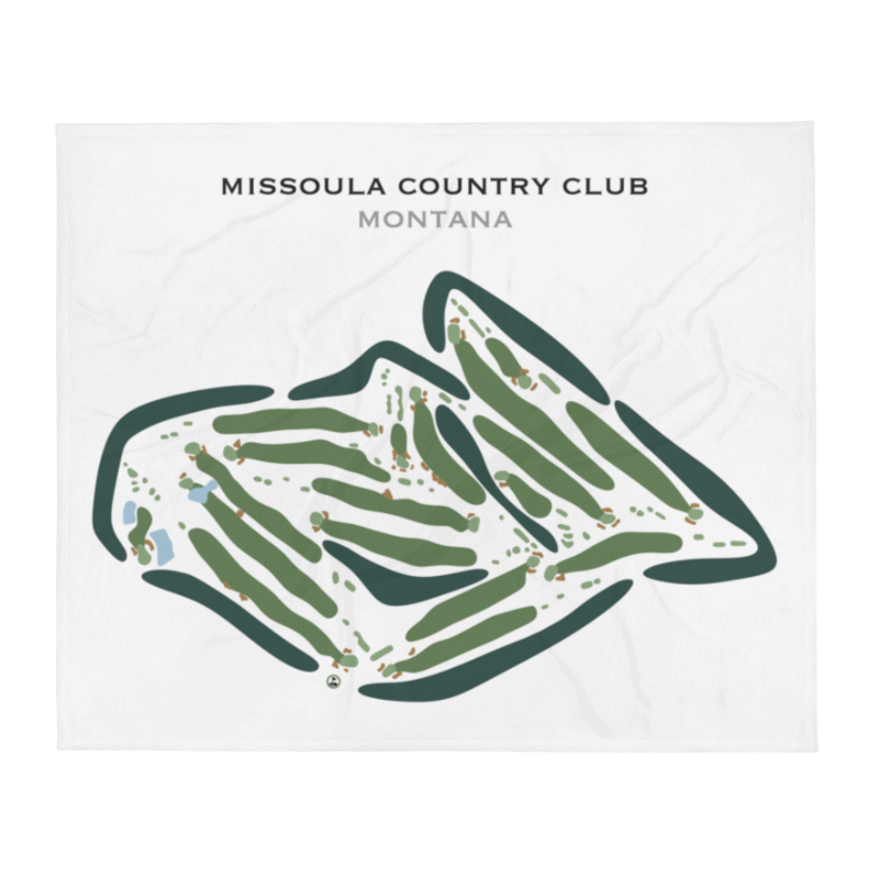 Missoula Country Club, Montana - Printed Golf Courses