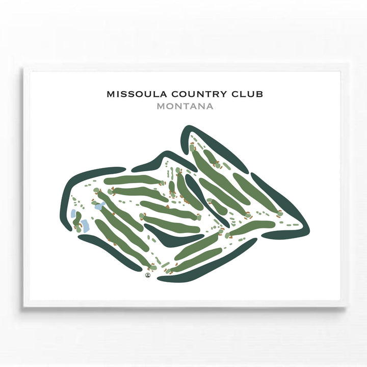 Missoula Country Club, Montana - Printed Golf Courses