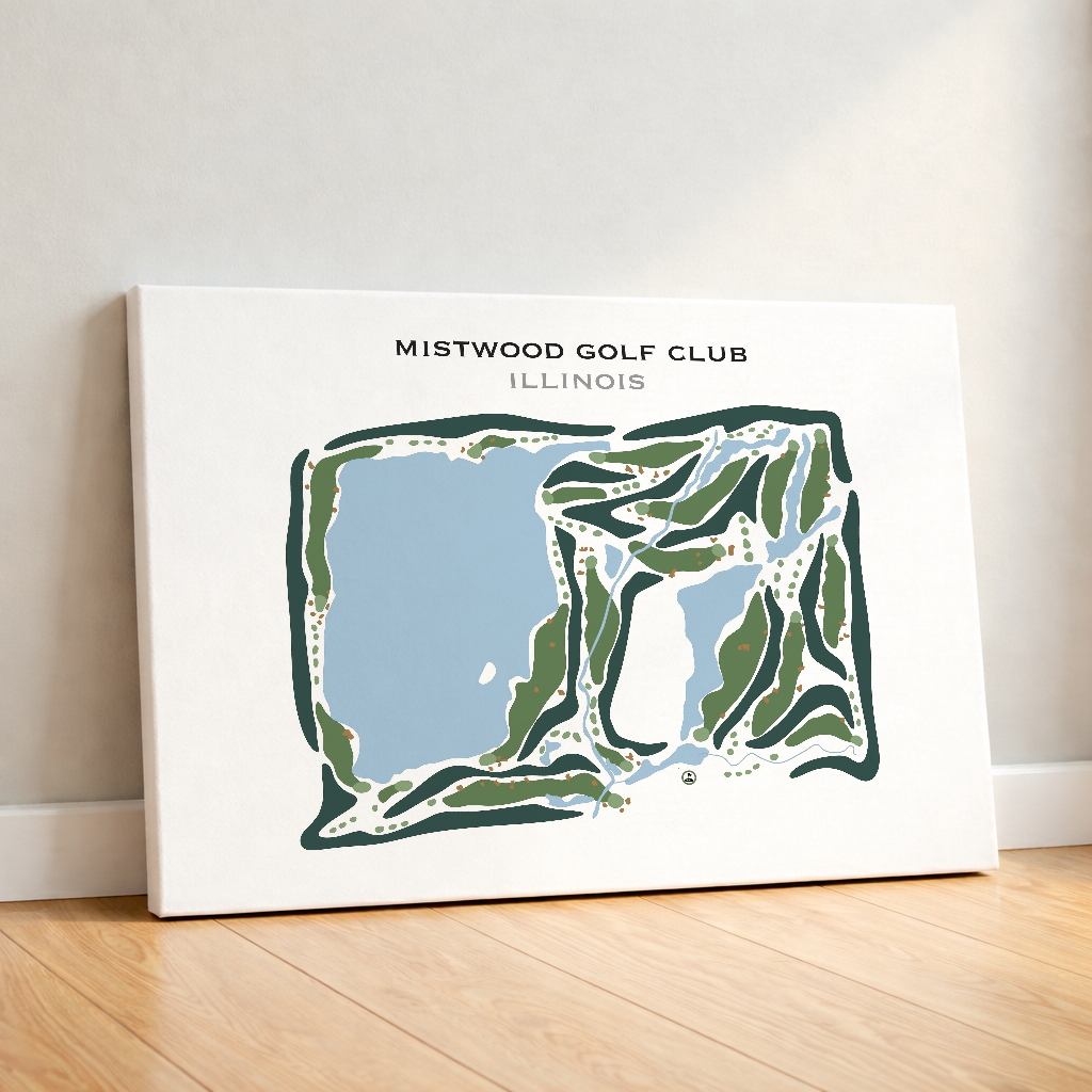 Mistwood Golf Club, Illinois - Printed Golf Courses