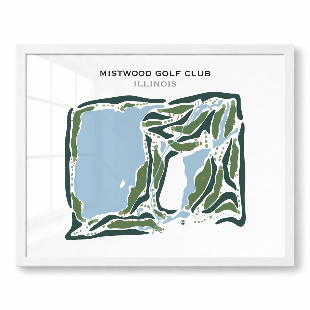 Mistwood Golf Club, Illinois - Printed Golf Courses