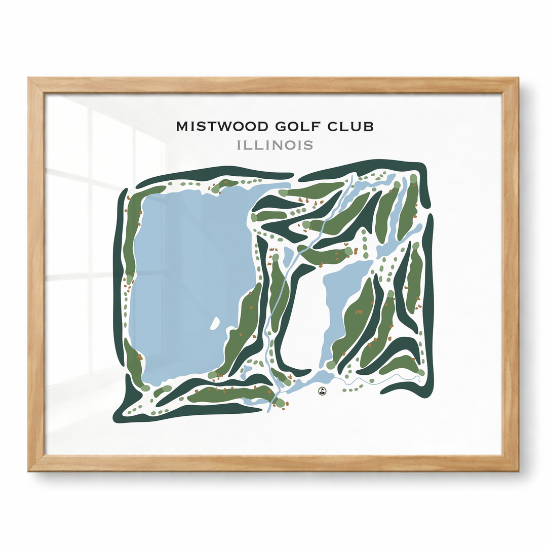 Mistwood Golf Club, Illinois - Printed Golf Courses