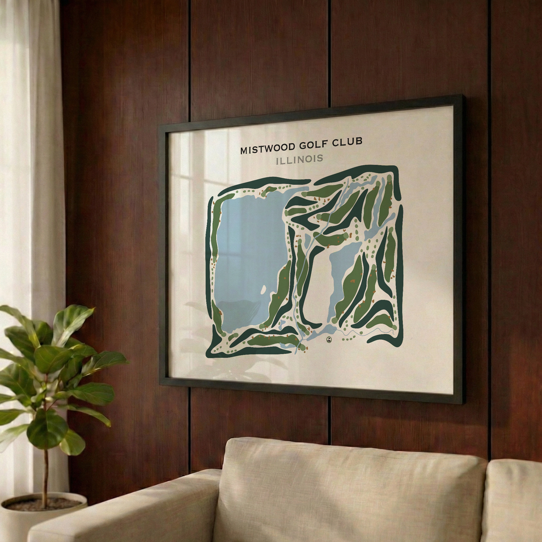 Mistwood Golf Club, Illinois - Printed Golf Courses