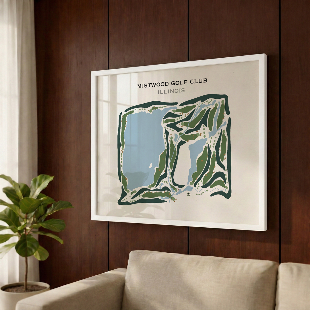 Mistwood Golf Club, Illinois - Printed Golf Courses