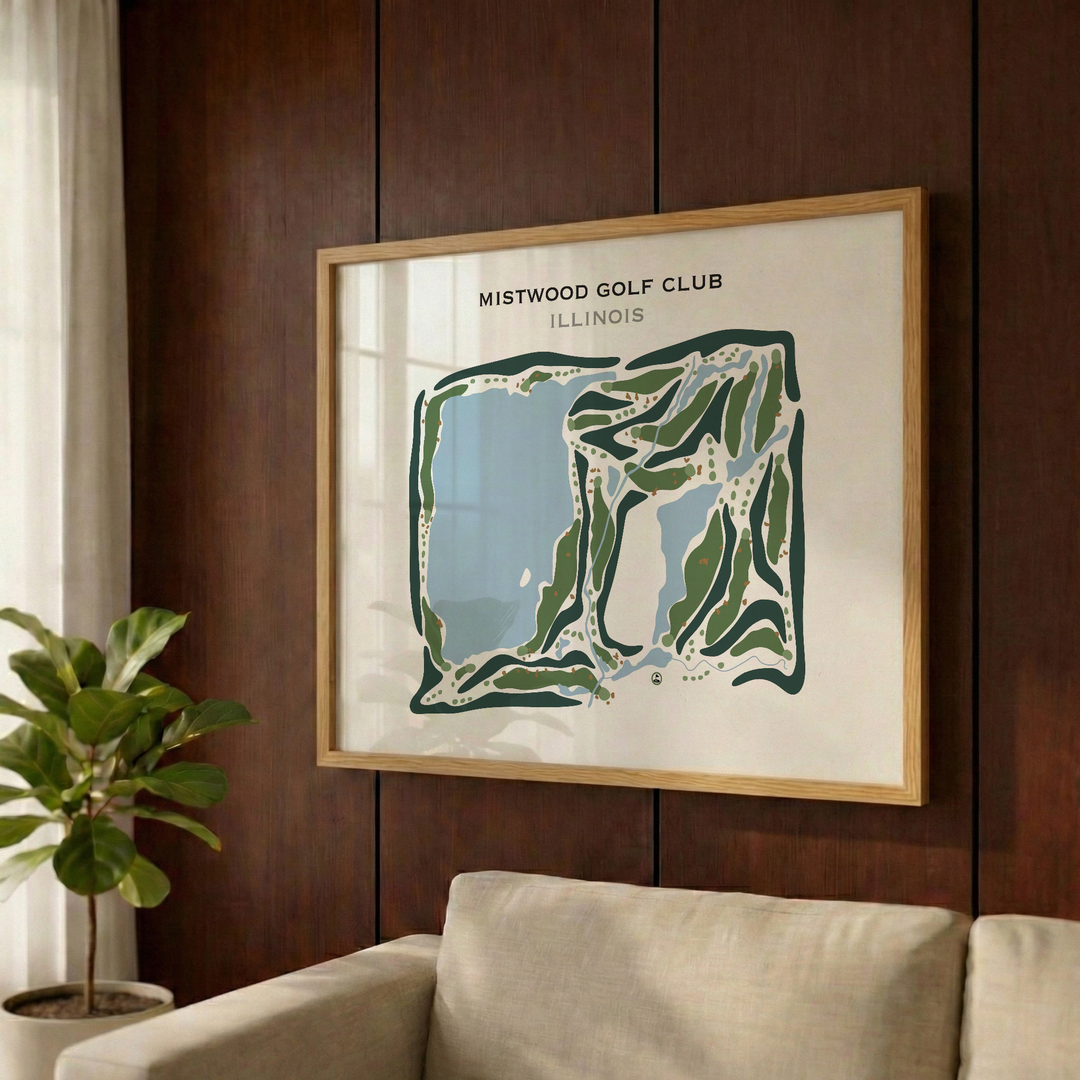Mistwood Golf Club, Illinois - Printed Golf Courses