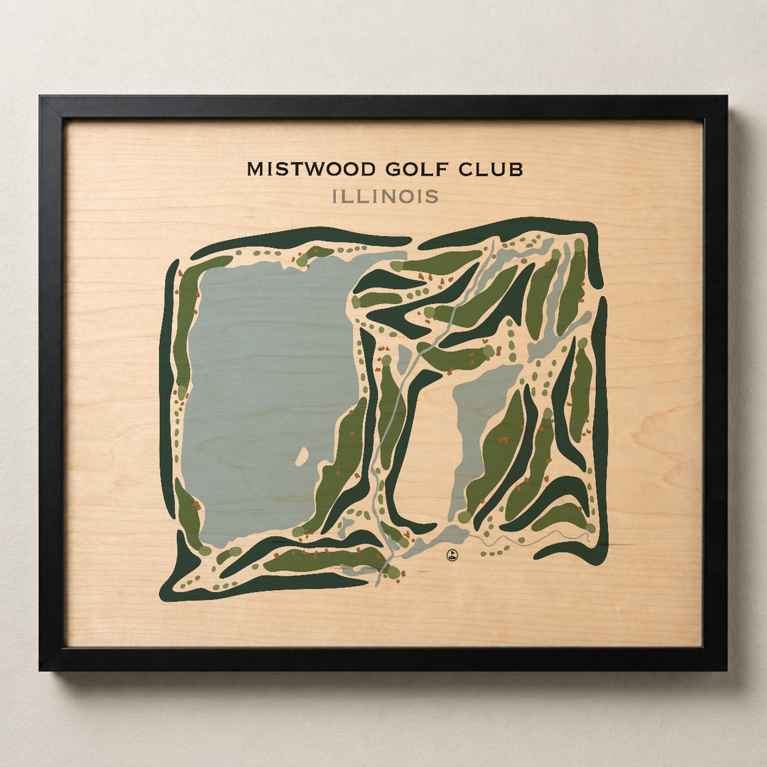 Mistwood Golf Club, Illinois - Printed Golf Courses