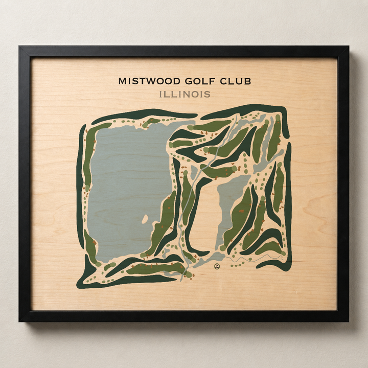 Mistwood Golf Club, Illinois - Printed Golf Courses