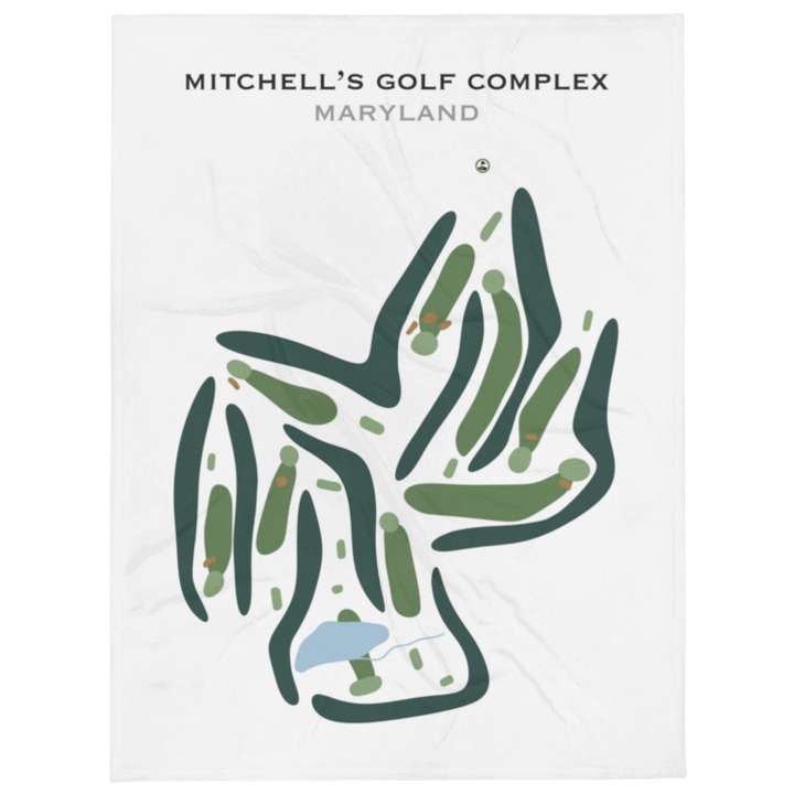 Mitchell's Golf Complex, Maryland - Printed Golf Course